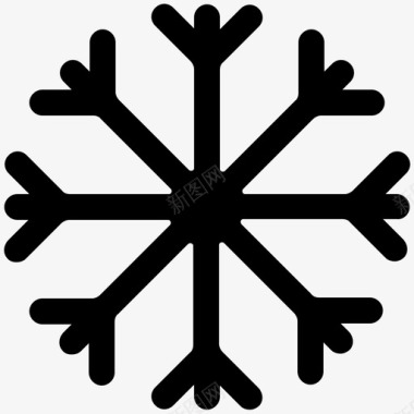 雪花PNG矢量雪花天气预报独特图标