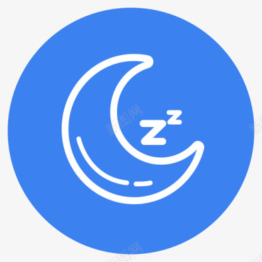 五星级睡眠睡眠图标