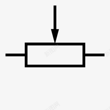 电阻测试仪变阻器电子元件五金件图标