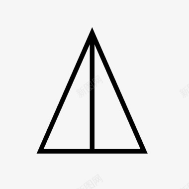 三角形金字塔多边形图标