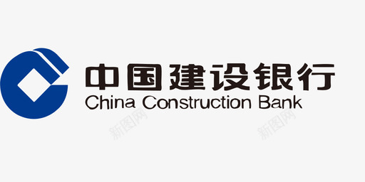 免抠素材中国建设银行图标