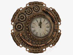 时钟时间幻想蒸汽朋克隔离孤立数字艺术素材
