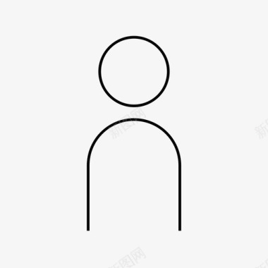 办公室人员标牌用户客户人员图标