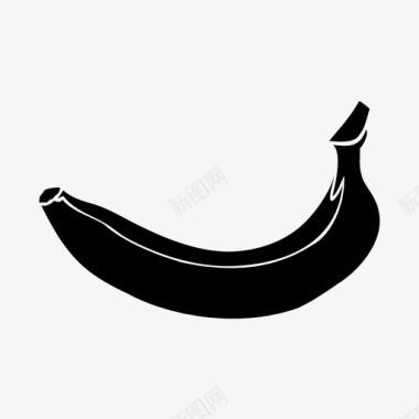 香蕉有机食品绿色食品图标