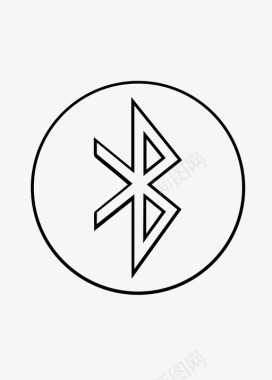 蓝牙信号蓝牙连接设备图标