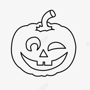 一笼jackolanternjacko灯笼秋季图标