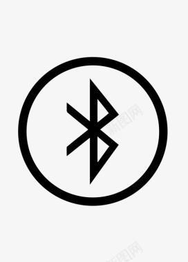 蓝牙信号蓝牙连接设备图标