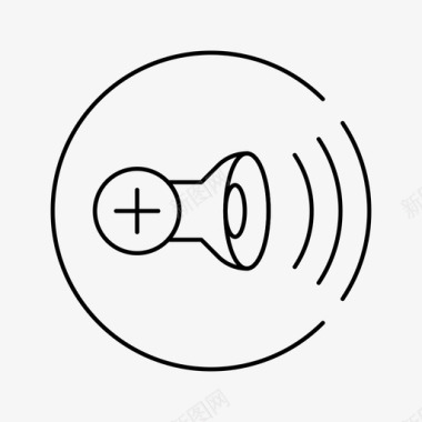 动感音量图标增大音量添加音频图标