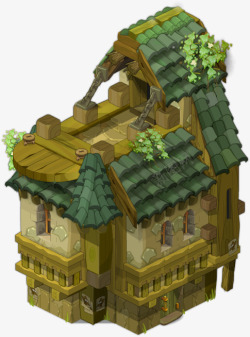 游戏里的古代建筑小楼素材