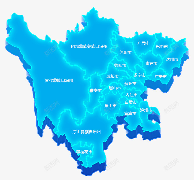 四川省3D科技感大数据地图png免抠素材_88icon https://88icon.com 四川省 科技 感大 数据 地图