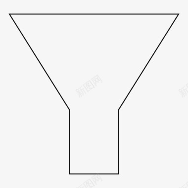 蒸汽式过滤器漏斗式过滤器图标