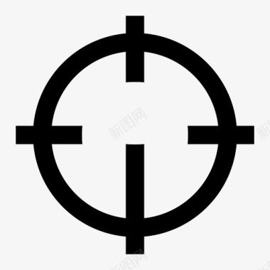 目标十字准星目标武器图标