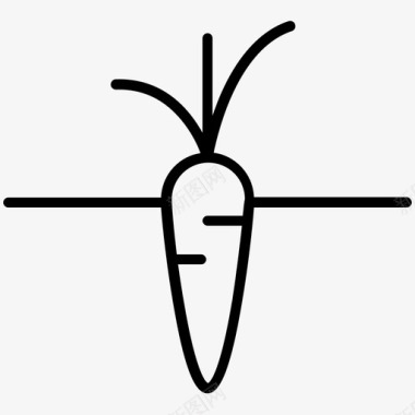 胡萝卜种植农场图标