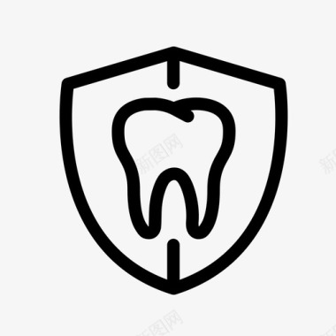 牙齿保护牙医口腔卫生图标