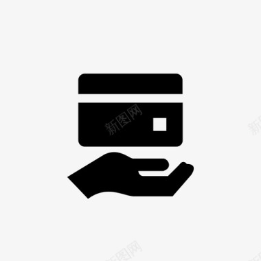 信用卡盗用信用卡服务图标