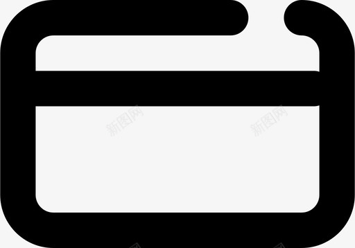 撑开塑料塑料卡信用卡借记卡图标