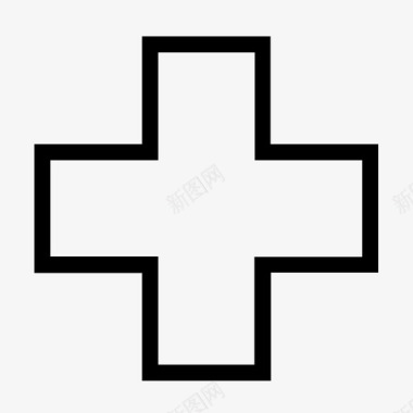 卫生保健和医疗医院红十字会救助图标