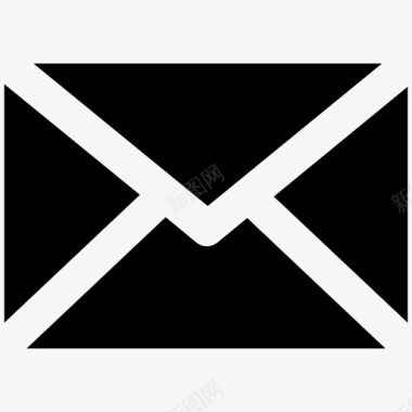 信封搜索引擎优化一个营销大胆的固体图标图标