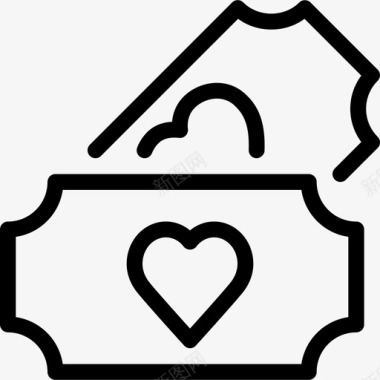 电影票矢量电影票电影娱乐图标