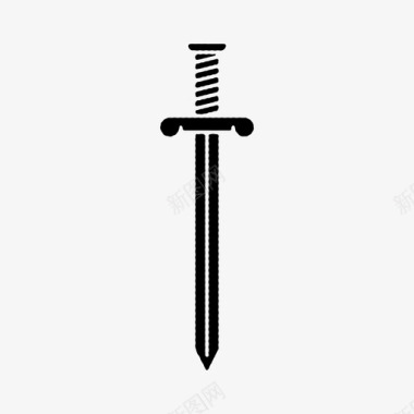 剑刀片手绘图标