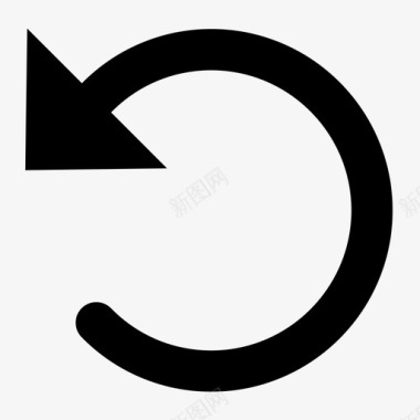 向左旋转icon向左旋转图标