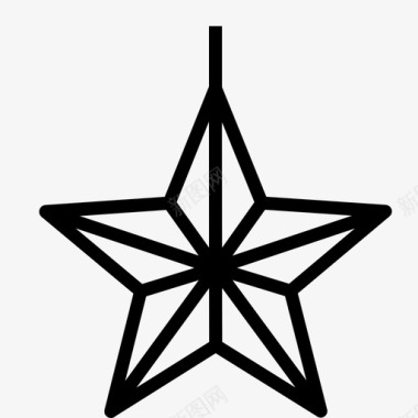 星星装饰排灯节图标