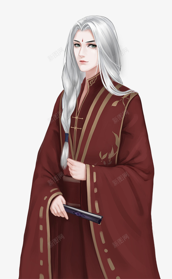 红衣美男子png免抠素材_88icon https://88icon.com 俊美 红衣 美男子