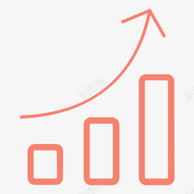 年份表增长分析图表图标
