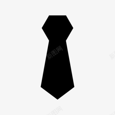 领带西装男装图标