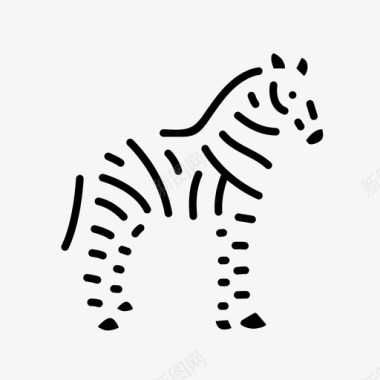 斑马条纹标志图标