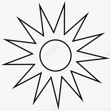 太阳光晕太阳太阳太阳光图标