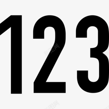 火焰数字1数字1图标