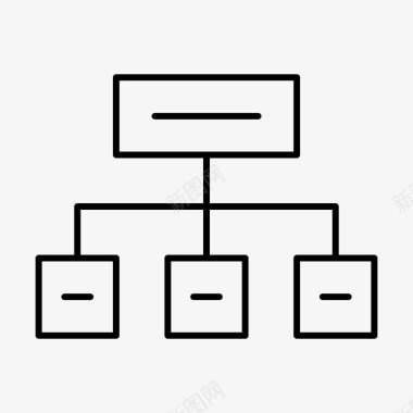 就业的困难流程图工作散点图图标