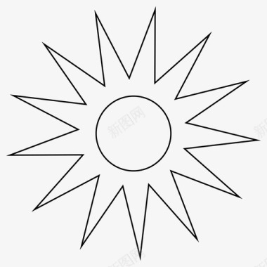 太阳光晕太阳太阳太阳光图标