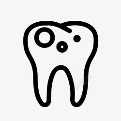 治疗龋齿图示龋齿牙科牙医高清图片