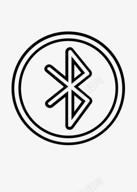 蓝牙信号蓝牙连接设备图标