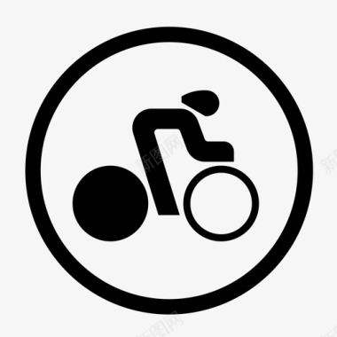 自行车跑道自行车比赛图标