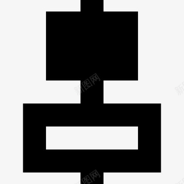居中对齐对齐居中设计图标