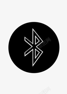 蓝牙信号蓝牙连接设备图标