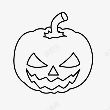 一笼jackolanternjacko灯笼秋季图标