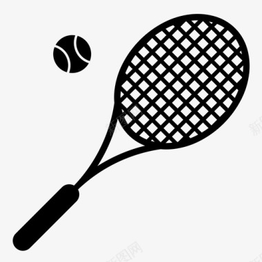 网球拍网球拍大满贯比赛图标