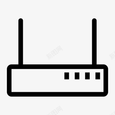 硬件图标调制解调器连接互联网图标