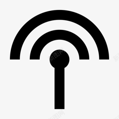无线网信号wifi信号无线互联网无线保真度图标