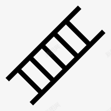 展示商业信息梯子上下台阶图标