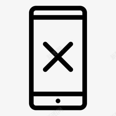 移除移动电话移除移动电话iphone图标