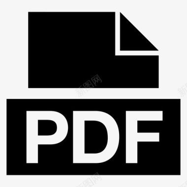 PDF电子书pdf文件图标