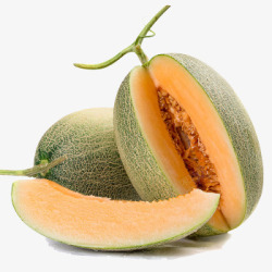 瓜纹新疆哈密瓜新鲜水果10斤一箱当季吐鲁番网纹瓜香瓜甜高清图片