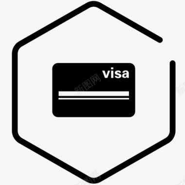 信用卡盗用业务图标信用卡图标