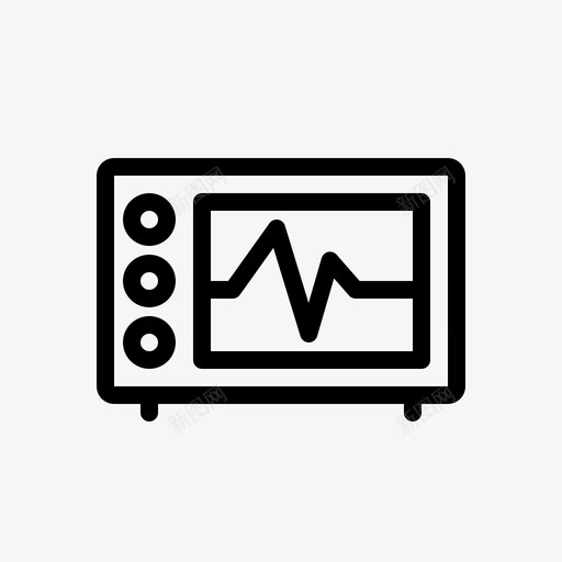 医疗设备健康心率svg_88icon https://88icon.com 医疗设备 健康 心率 监视器 医疗 图标