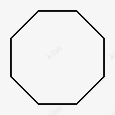 几何装饰图八角形几何学装饰性图标
